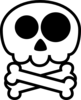 Cute Skull And Crossbones Clip Art